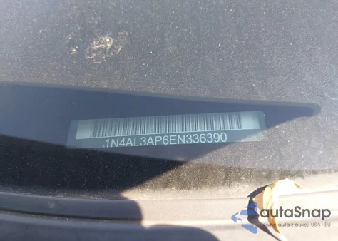 2014 Nissan Altima 2.5 Sl из США, поврежденный, VIN 1N4AL3AP6EN336390